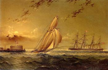 詹姆斯 E 巴特斯沃思 English Steamer off Staten Island 詹姆斯 E 巴特斯沃思 English Steamer off Staten Island